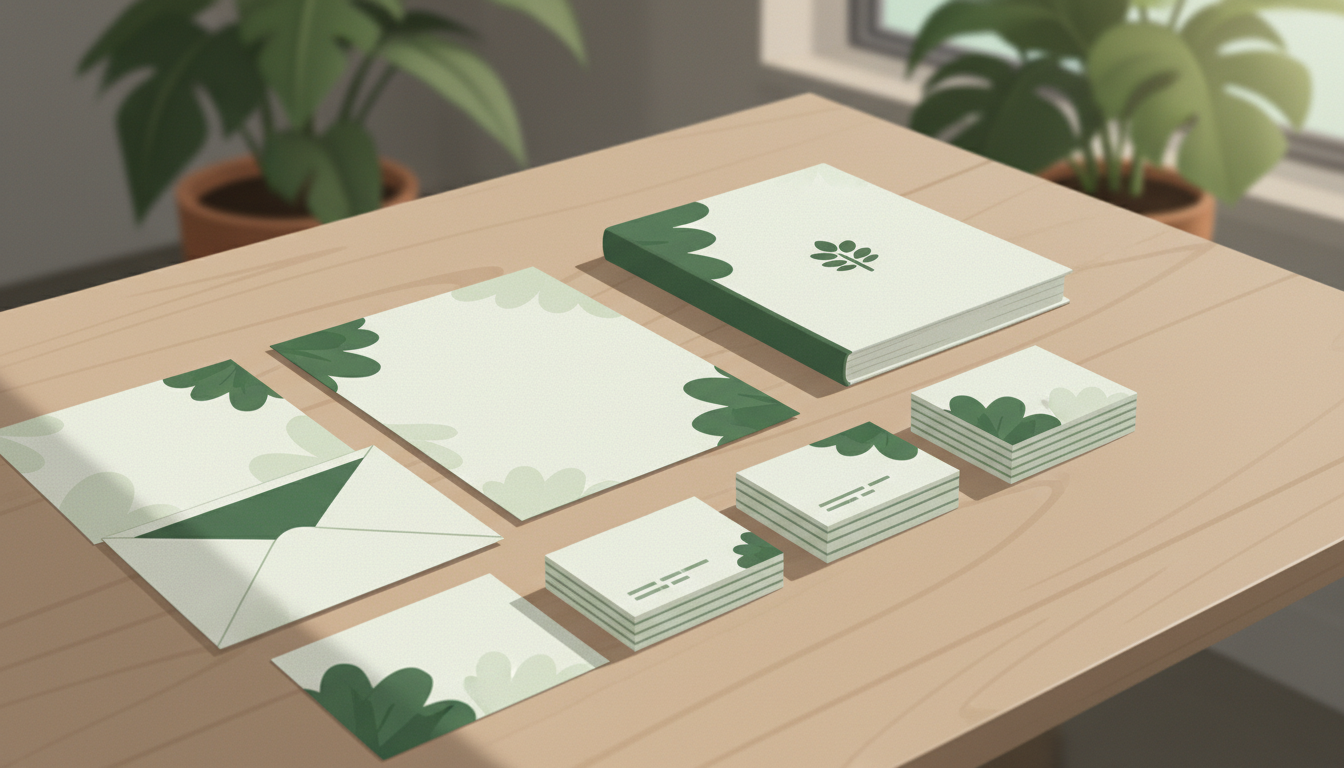 Geschäftsausstattung drucken: Corporate Design nachhaltig umsetzen – so geht's