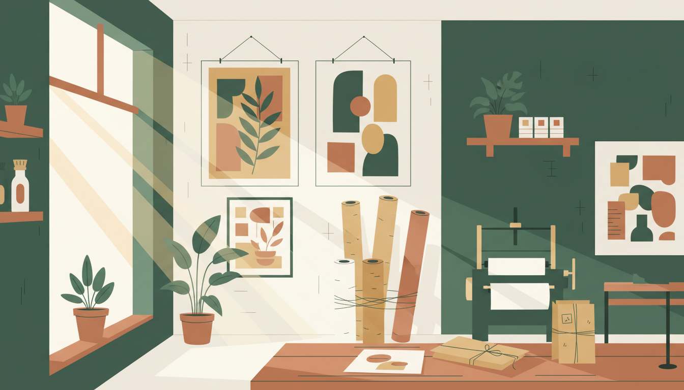 Plakate drucken in Bad Kreuznach – nachhaltig, unverpackt & druckfrisch